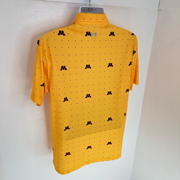 Under Armour University Of Minnesota Gophers Polo Size Medium Golf Performance - Picture 7 of 12